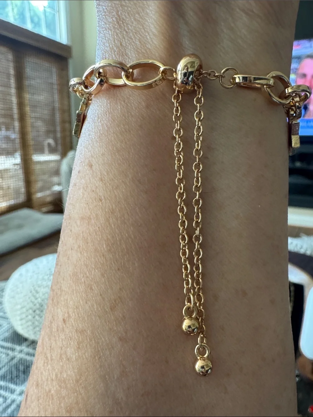 Women star charm adjustable bracelet